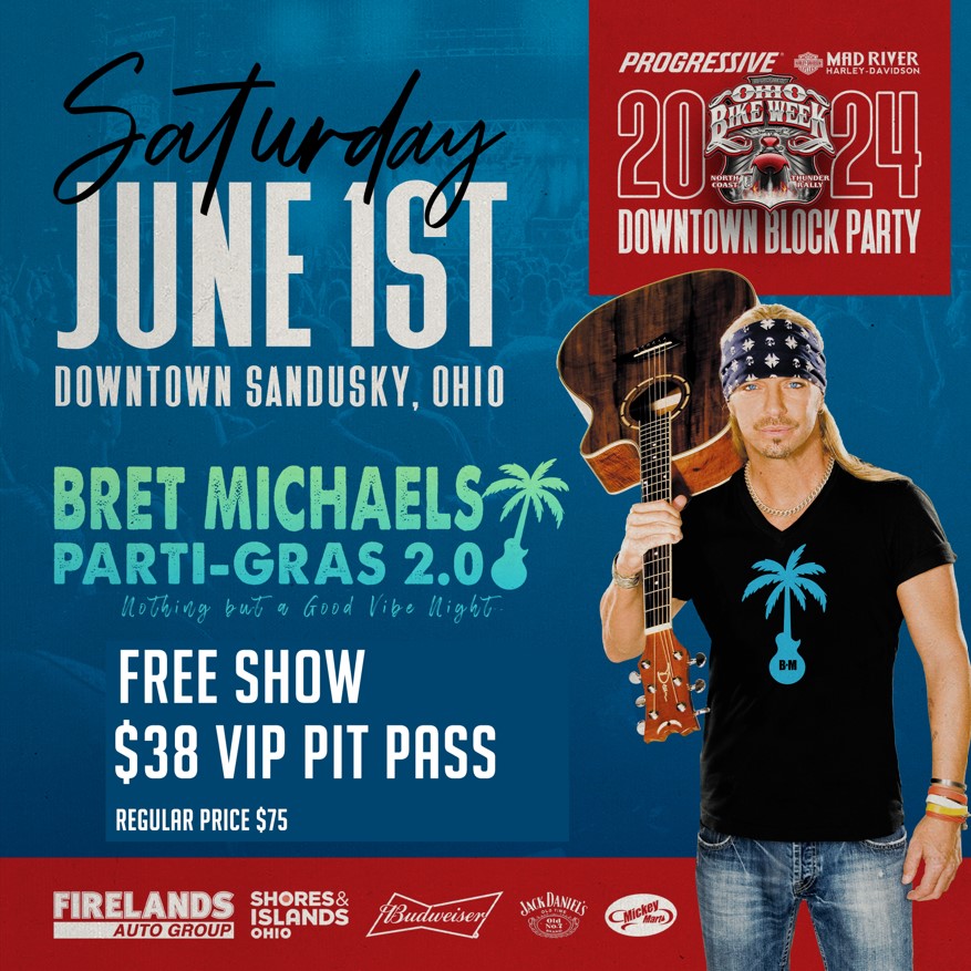BRET MICHAELS VIP PASS FOR ONLY $38!
